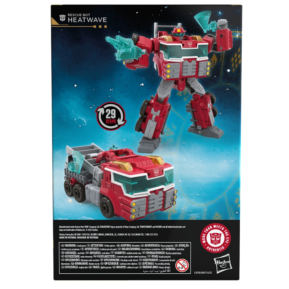Transformers Age of the Primes Voyager Class Rescue Bot Heatwave