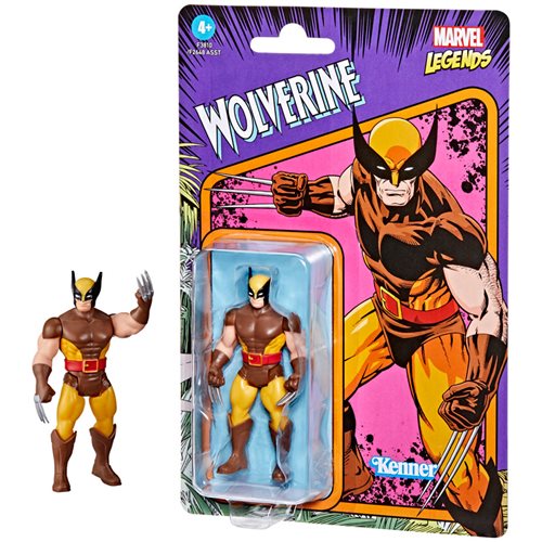 Marvel Legends Retro 375 Collection Wolverine 3 3/4-Inch Action Figure