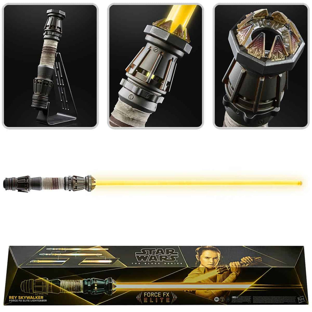 Star Wars The Black Series Rey Skywalker Force FX Elite Lightsaber