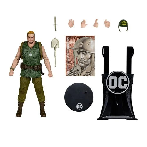 DC McFarlane Collector Edition Wave 5 Sergeant Rock DC Classic 7-Inch Scale Action Figure