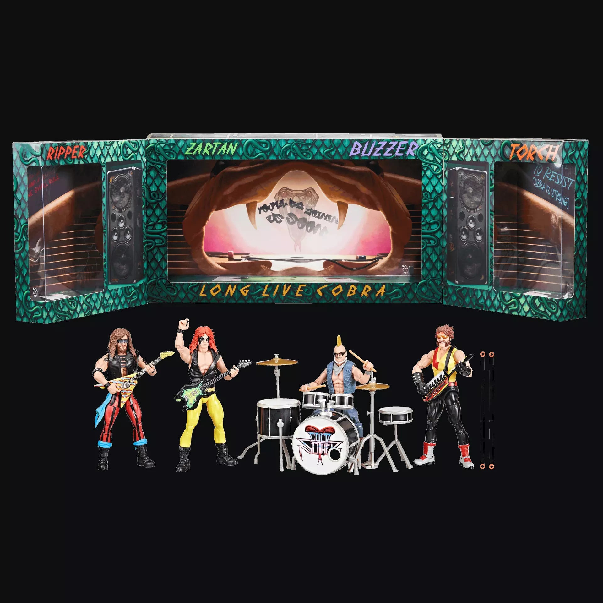 G.I. Joe Classified Series #163, Dreadnoks Cold Slither: Band of Vipers Tour Commemorative Action Figure Set