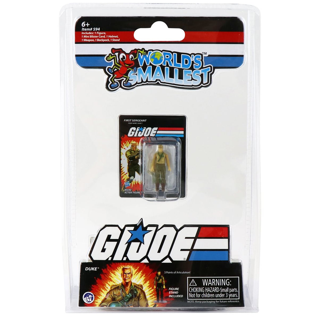 World's Smallest G.I. Joe vs. Cobra Random Mini-Figures Duke