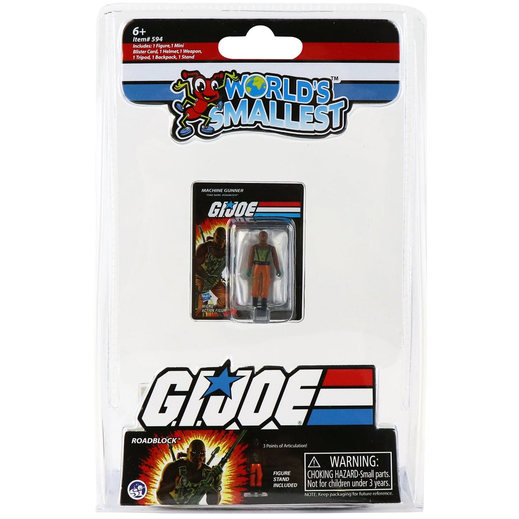 World's Smallest G.I. Joe vs. Cobra Random Mini-Figures Roadblock