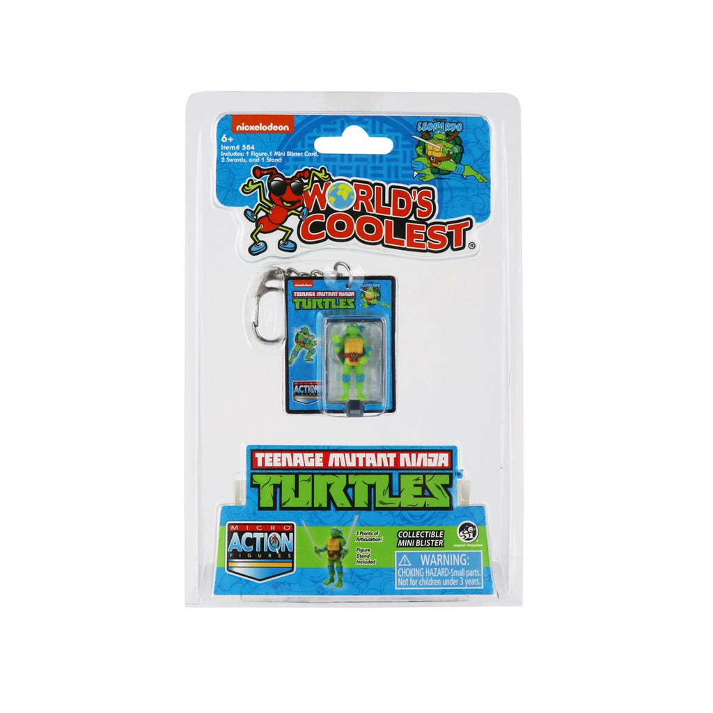 World's Smallest Teenage Mutant Ninja Turtles Leonardo Micro Figure