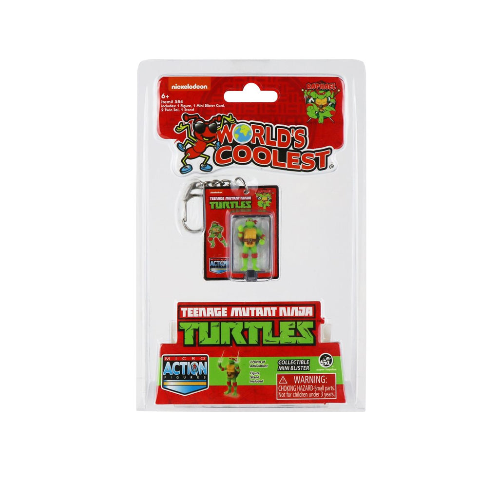 World's Smallest Teenage Mutant Ninja Turtles Raphael Micro Figure
