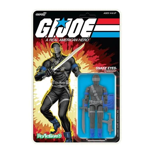 G.I. Joe Snake Eyes (Comic) 3 3/4-Inch ReAction+ Figure