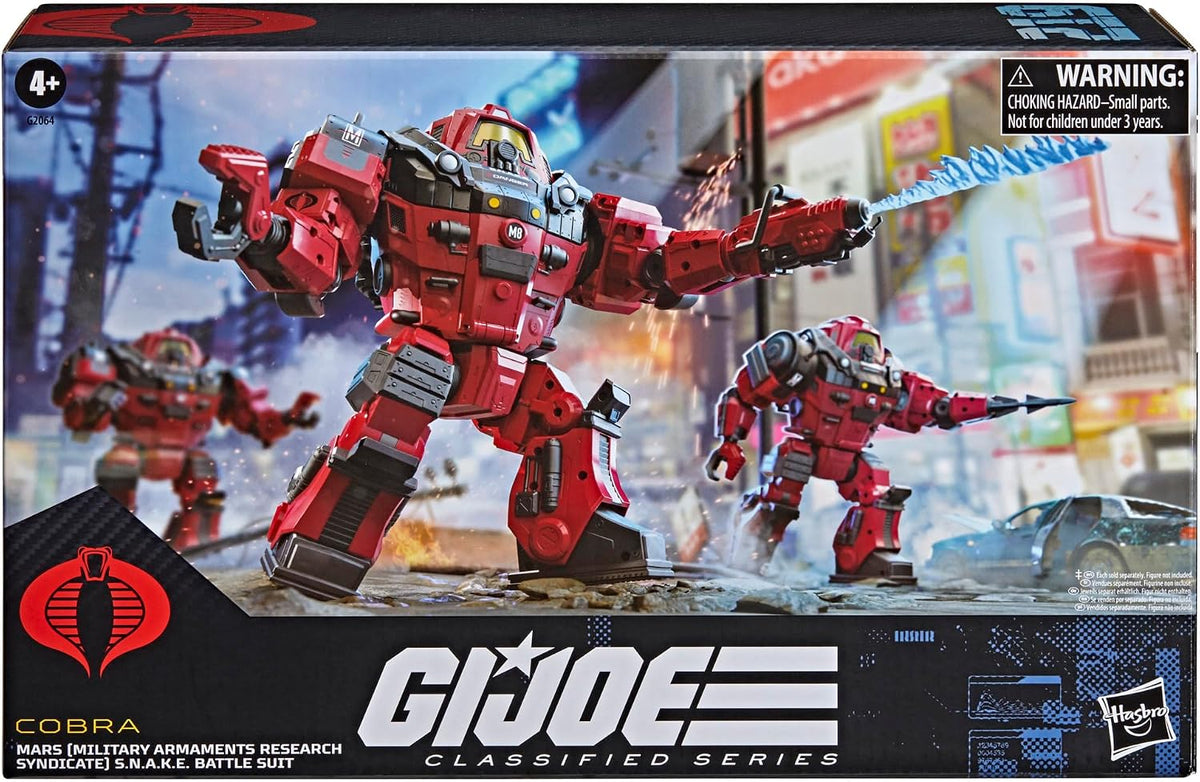 G.I. Joe Classified Series #219, M.A.R.S. (Military Armaments Research Syndicate) S.N.A.K.E. (System Neutralizer-Armed Kloaking Equipement) 6 Inch Scale Action Figure Battle Suit