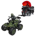 G.I. Joe Classified Series Snake Eyes & Varmint ATV vs. Stealth Viper & Cobra Stealth Flight Pod (Trubble Bubble) Set