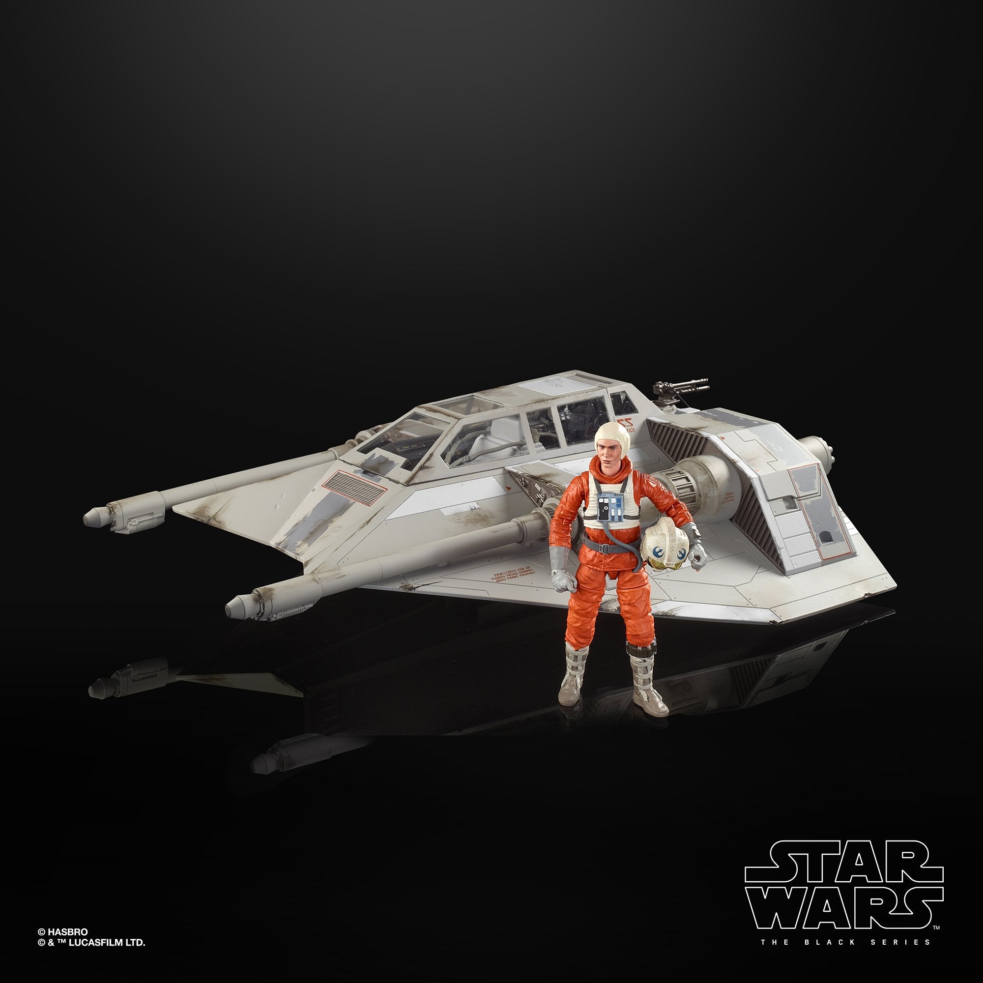 Star Wars The Black Series Snowspeeder Vehicle and Dak Ralter Figure