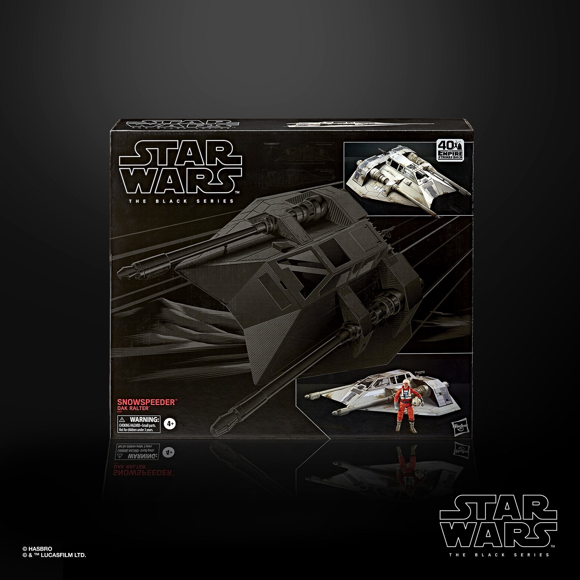 Star Wars The Black Series Snowspeeder Vehicle and Dak Ralter Figure