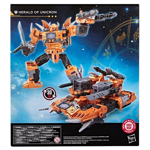 Transformers Age of the Primes Leader Class Herald of Unicron Action Figure