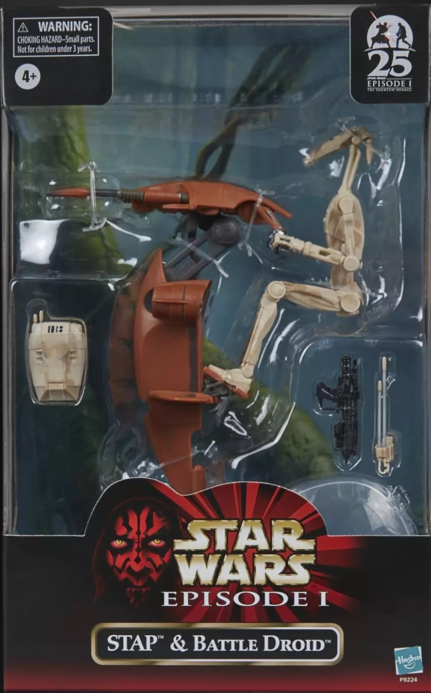 Star Wars 6" Black Series STAP & Battle Droid