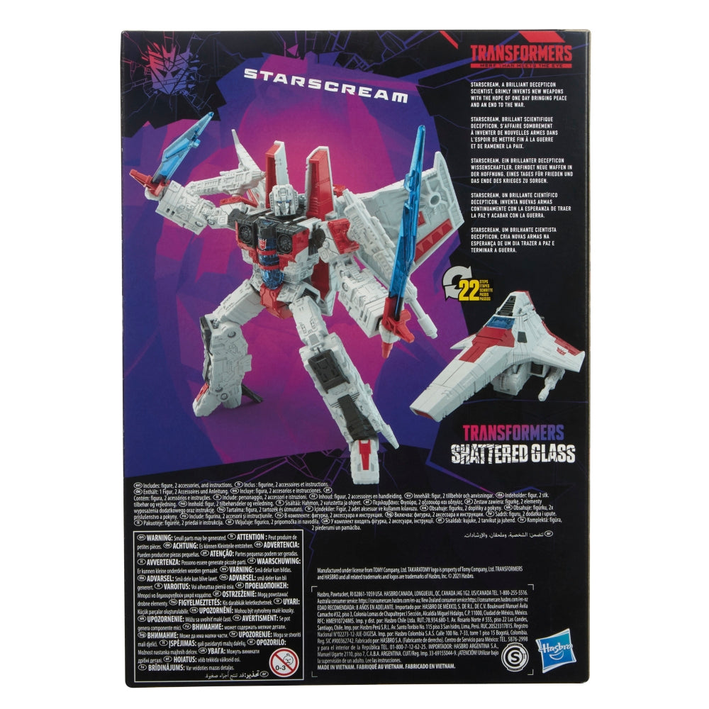 Transformers Generations Shattered Glass Voyager Class Starscream