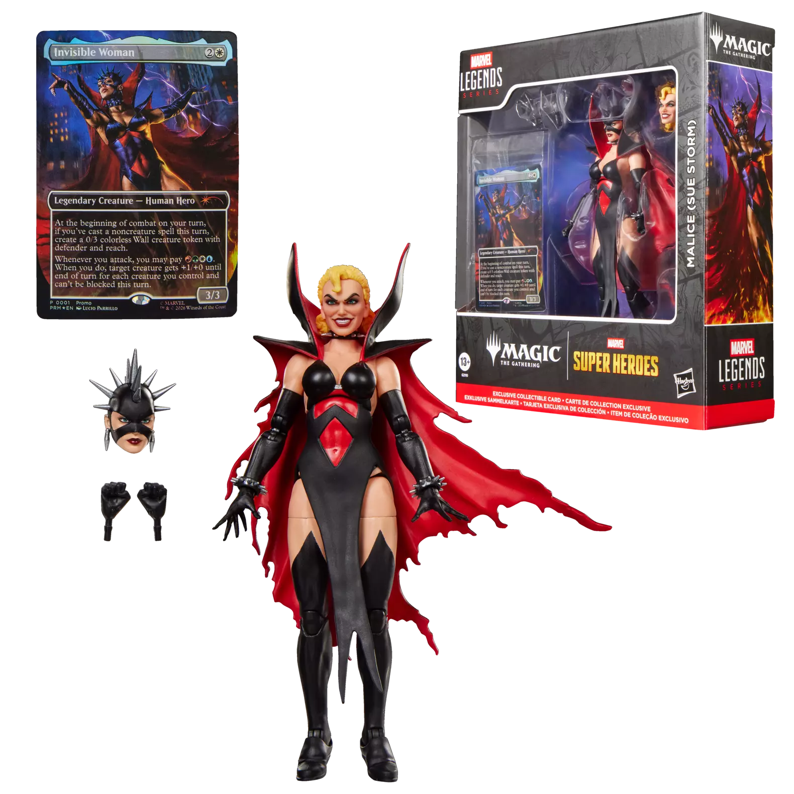 Marvel Legends Series Marvel Super Heroes Magic: The Gathering Malice (Sue Storm)