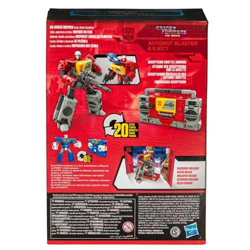 Transformers Studio Series 86 Voyager Autobot Blaster & Eject Action Figure