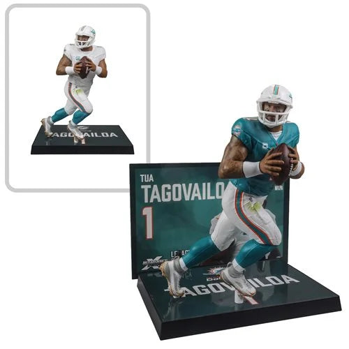 NFL SportsPicks Miami Dolphins Tua Tagovailoa 7-Inch Scale Posed Figure