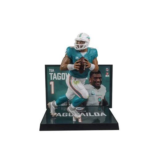 NFL SportsPicks Miami Dolphins Tua Tagovailoa 7-Inch Scale Posed Figure