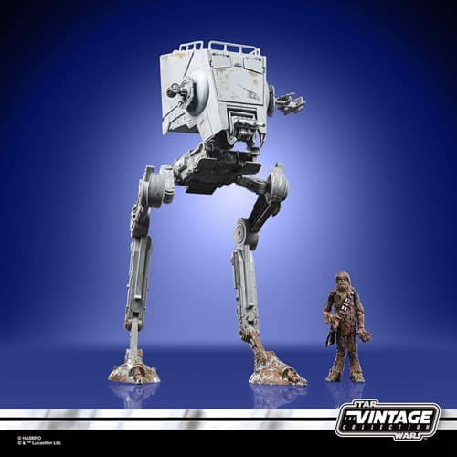 Star Wars The Vintage Collection AT-ST and Chewbacca Action Figure