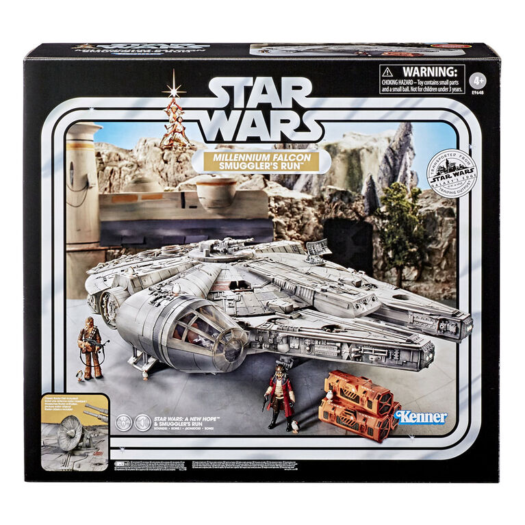 Star Wars The Vintage Collection Galaxy’s Edge Millennium Falcon Smuggler’s Run Electronic Toy Vehicle