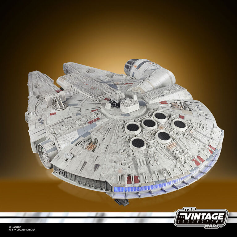Star Wars The Vintage Collection Galaxy’s Edge Millennium Falcon Smuggler’s Run Electronic Toy Vehicle