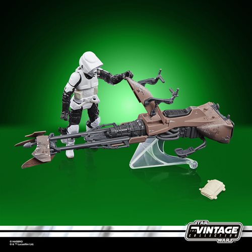 Star Wars The Vintage Collection Speeder Bike Vehicle with Biker Scout
