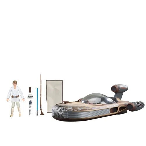 Star Wars The Vintage Collection 3 3/4-Inch Scale Landspeeder & Luke Skywalker (Tatooine) Vehicle