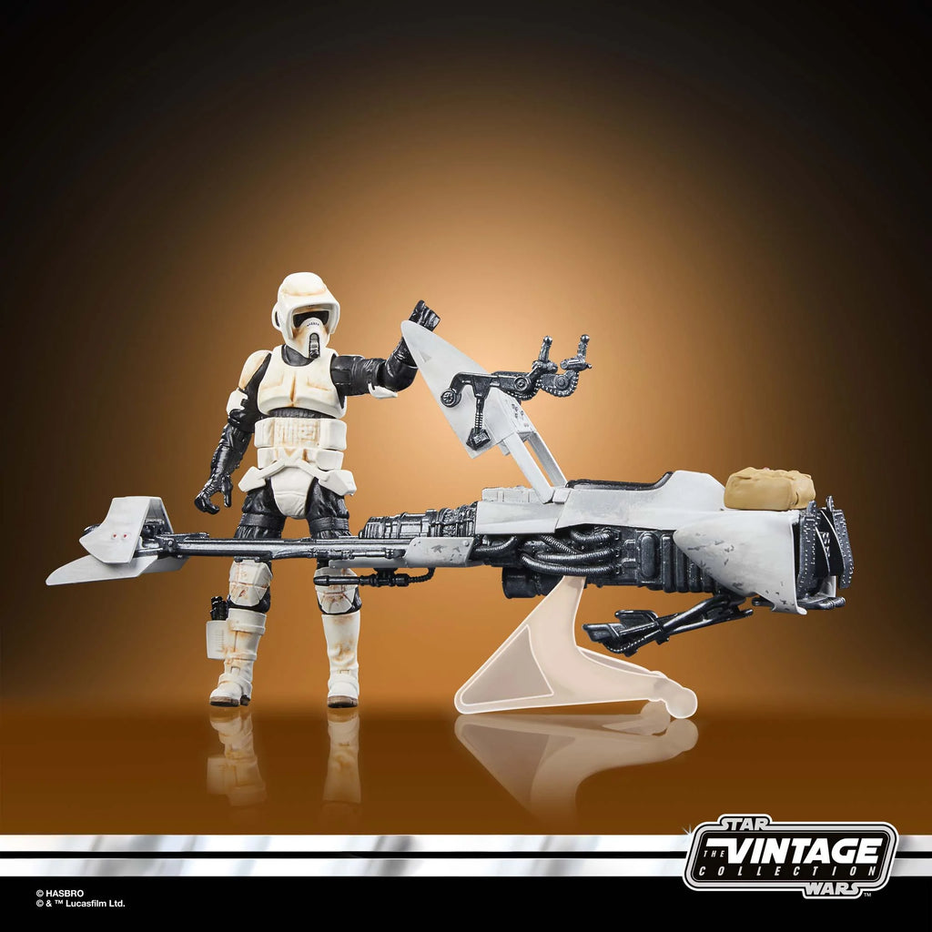 Star Wars The Vintage Collection Speeder Bike with Grogu