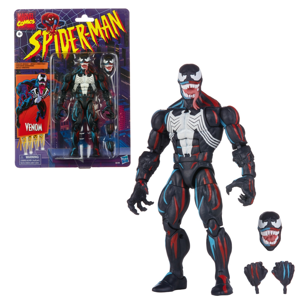 Marvel Legends Retro Card Venom 6 inch Figure