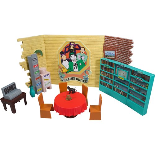 DC Retro Batman 1966 Classic TV Series Villains Lair Playset