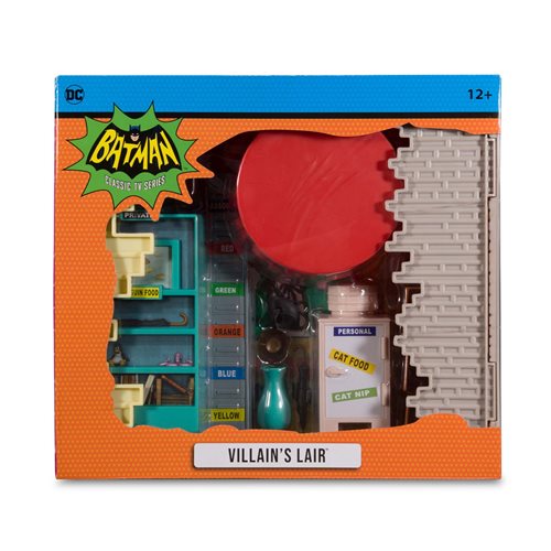 DC Retro Batman 1966 Classic TV Series Villains Lair Playset