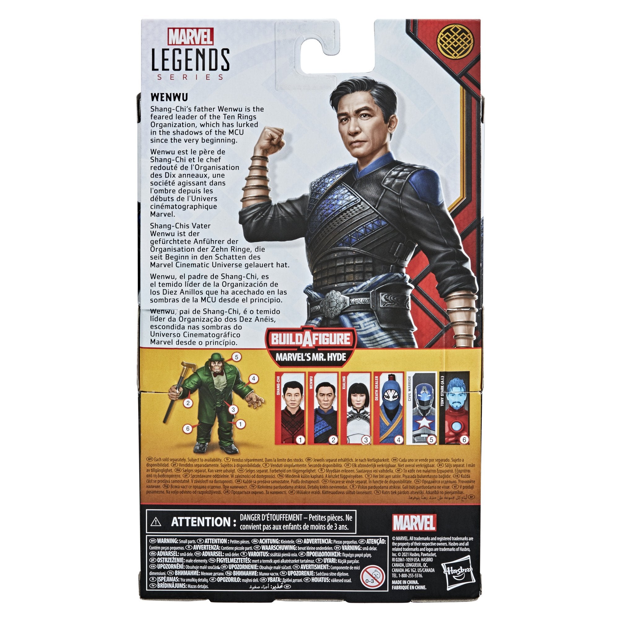 Marvel Legends Series Shang-Chi And Legend Of Ten Rings Wenwu