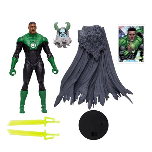 DC Build-A Wave 7 Endless Winter Green Lantern John Stewart 7-Inch Scale Action Figure