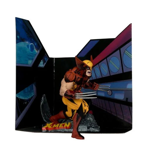 Marvel Wave 1 1:10 Scale Posed Wolverine Figure with Scene