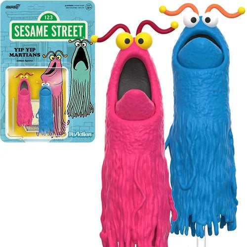 Sesame Street Yip Yip Martians 3 3/4-Inch ReAction Figures