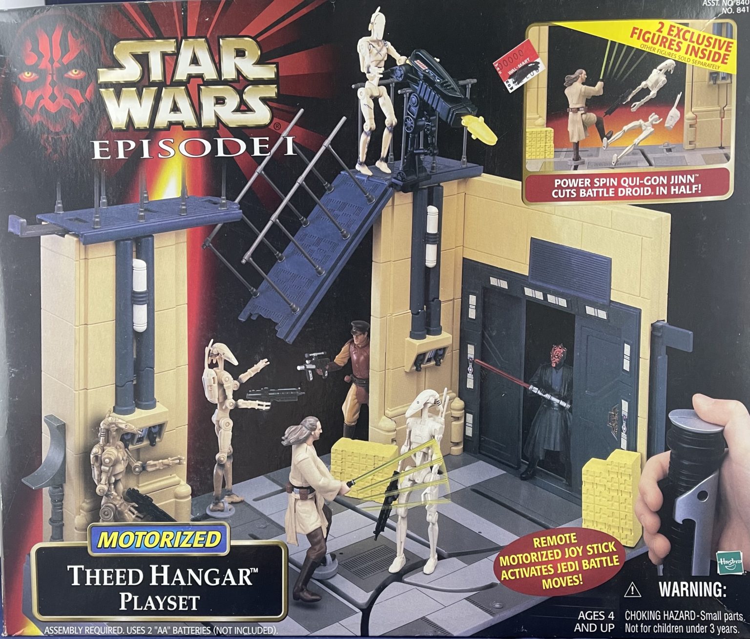 Star Wars Motorized Theed Hangar Playset Peg City Toys