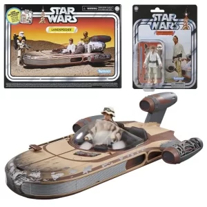 Star Wars The Vintage Collection 3 3/4-Inch Scale Landspeeder & Luke Skywalker (Tatooine) Vehicle